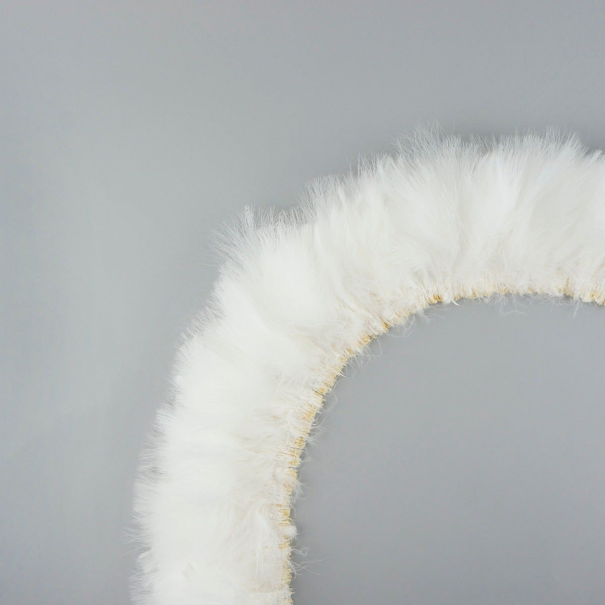 STRUNG TURKEY MARABOU BLOOD QUILL FEATHERS 4-5’’ - WHITE - Feathers