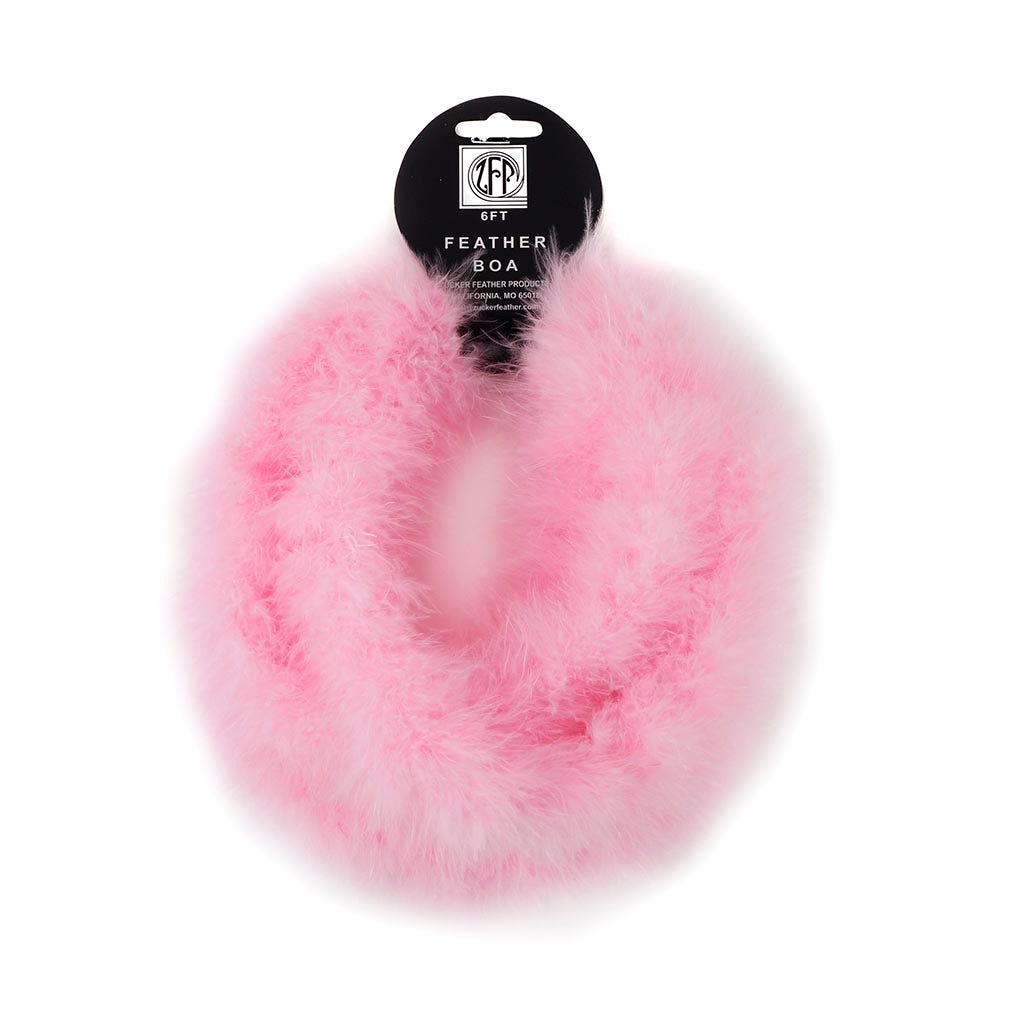 Thin Marabou Feather Boa - Candy Pink - Marabou Boa