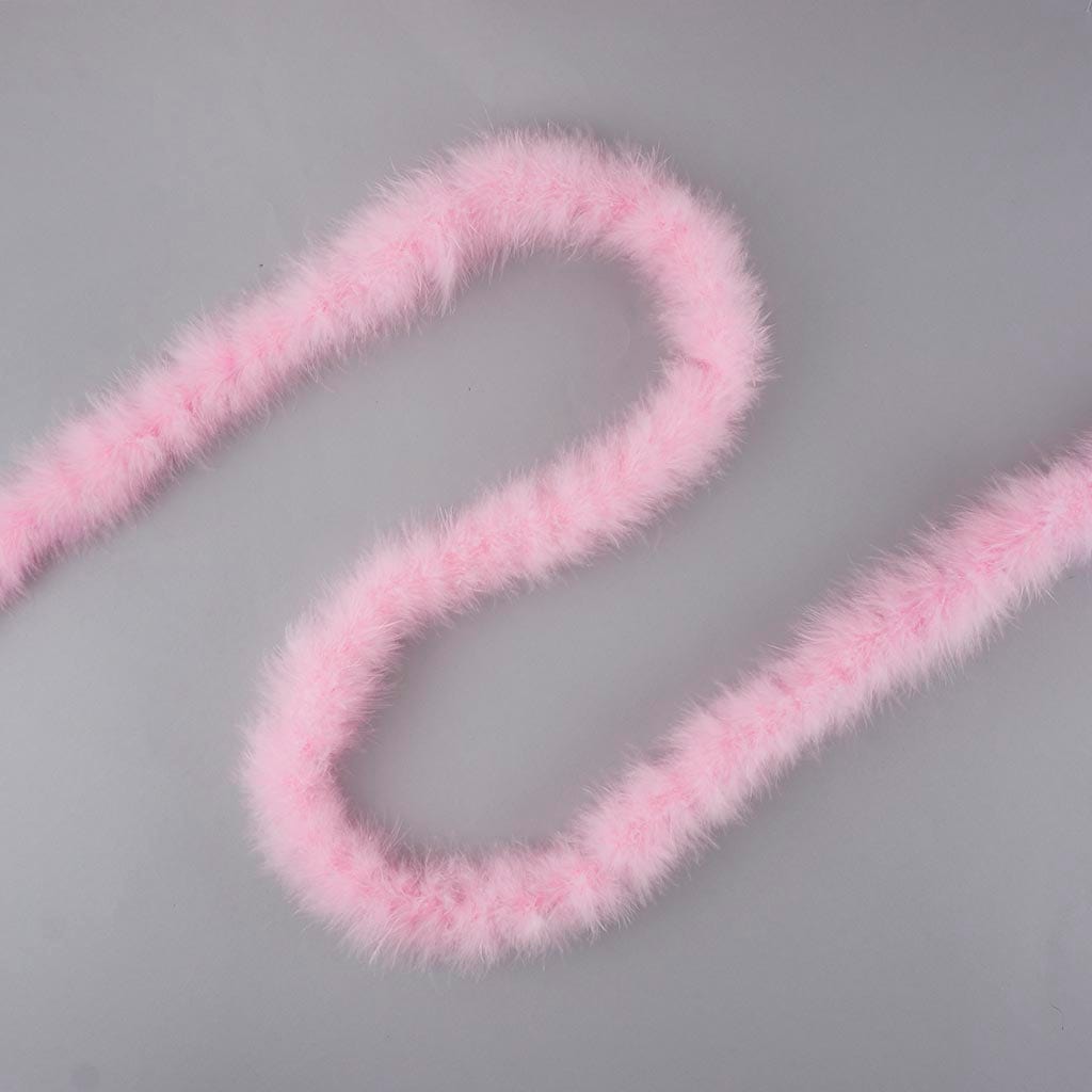 Thin Marabou Feather Boa - Candy Pink - Marabou Boa