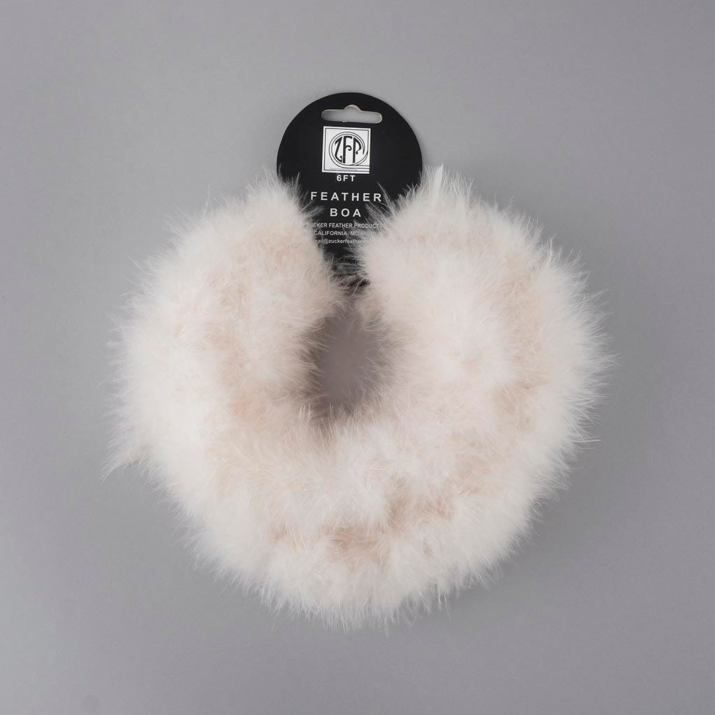 Thin Marabou Feather Boa - Ivory - Marabou Boa