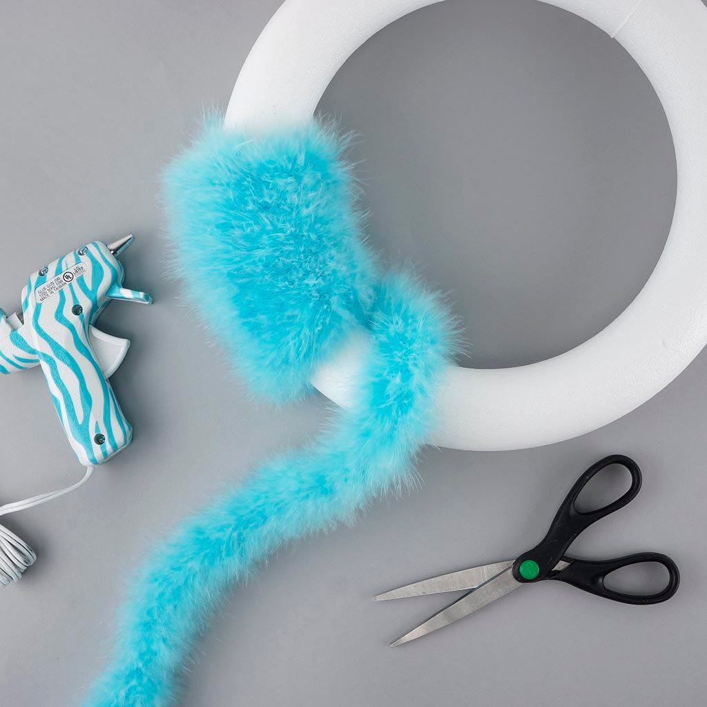 Thin Marabou Feather Boa - Kelly - Marabou Boa