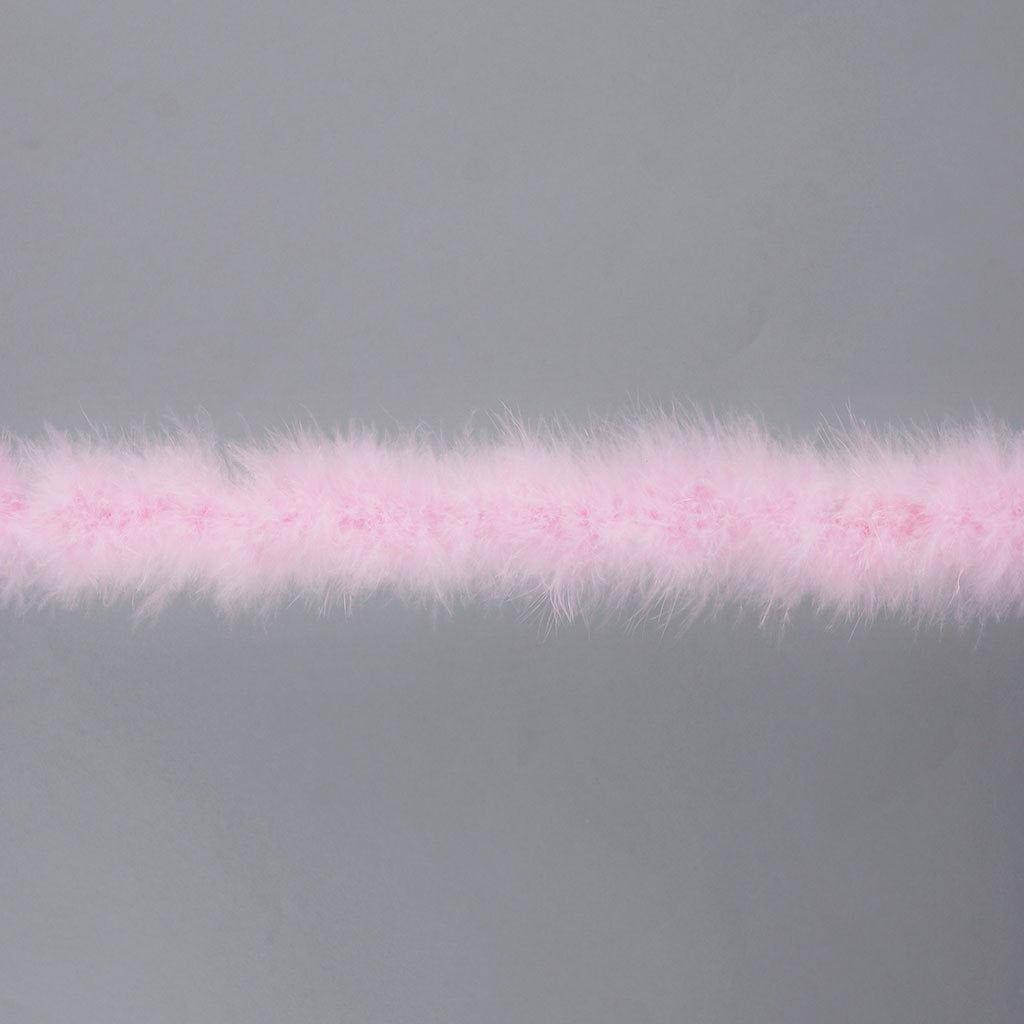 Thin Marabou Feather Boa - Light Pink - Marabou Boa