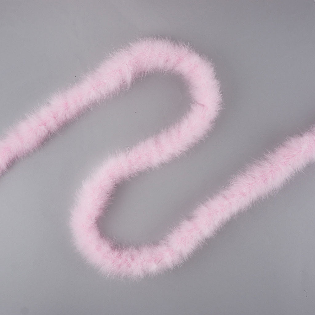 Thin Marabou Feather Boa - Light Pink - Marabou Boa