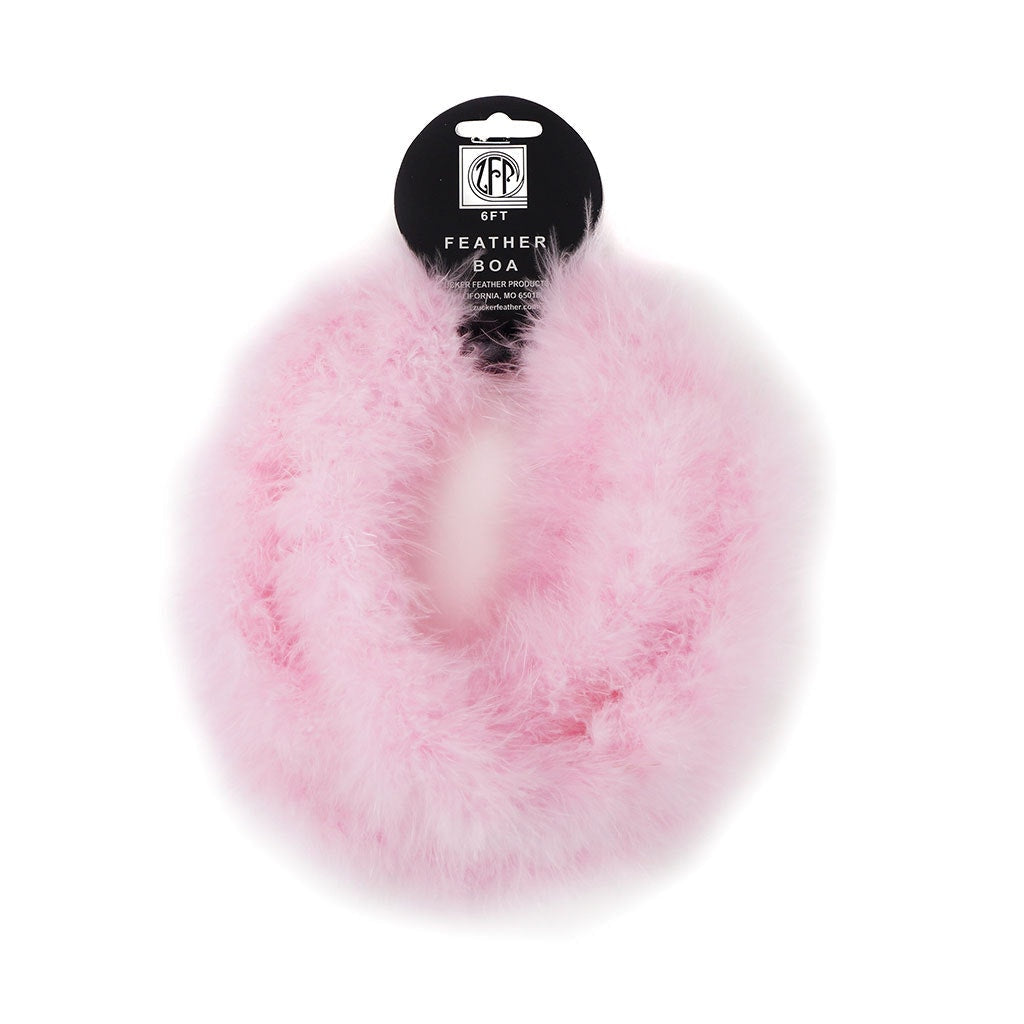 Thin Marabou Feather Boa - Light Pink - Marabou Boa