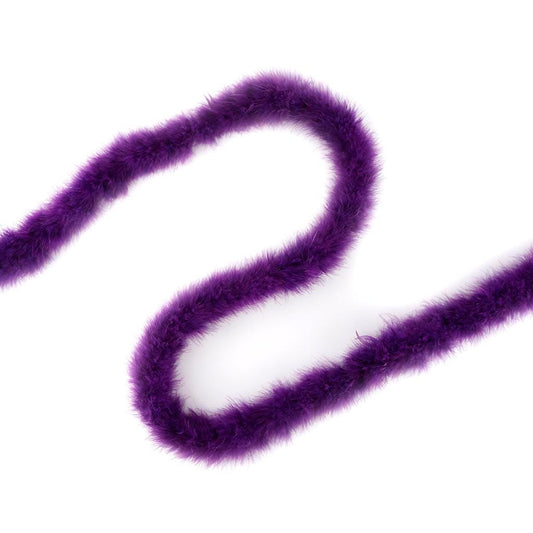 Thin Marabou Feather Boa - Purple - Marabou Boa