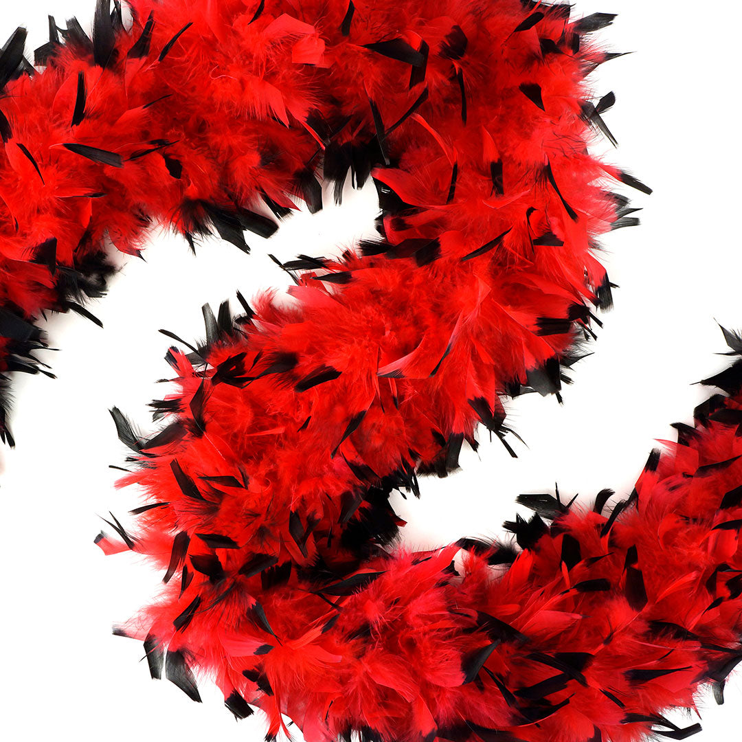 Tipped Chandelle Feather Boa - Heavyweight - Feather Boas