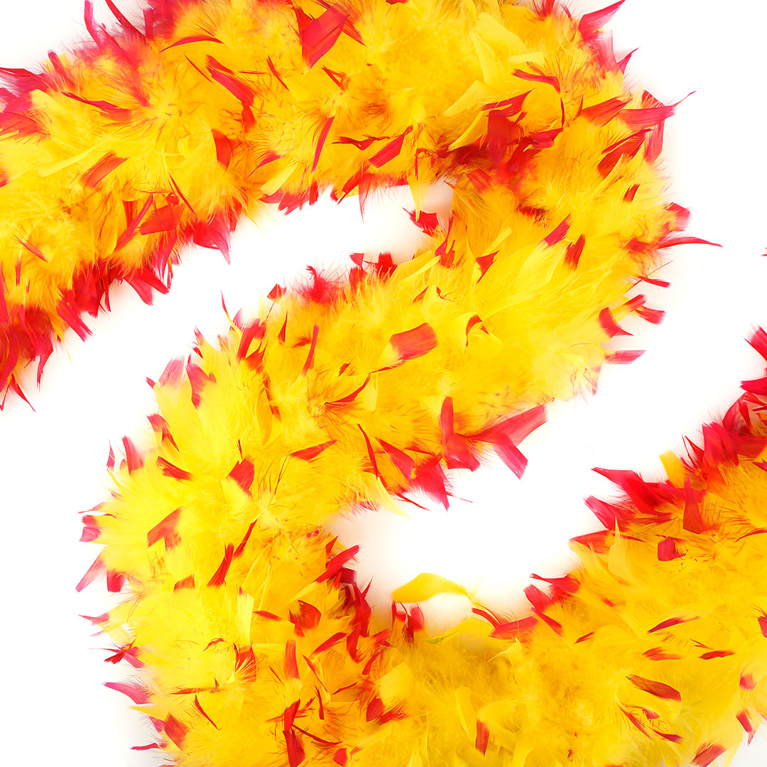 Tipped Chandelle Feather Boa - Heavyweight - Feather Boas