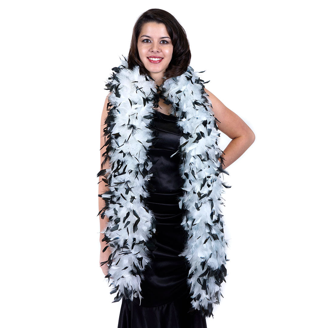 Tipped Chandelle Feather Boa - Heavyweight - Feather Boas