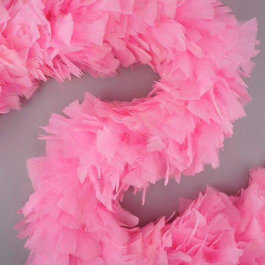 Turkey Feather Boa 10-14’’ - Candy Pink - Turkey Boa