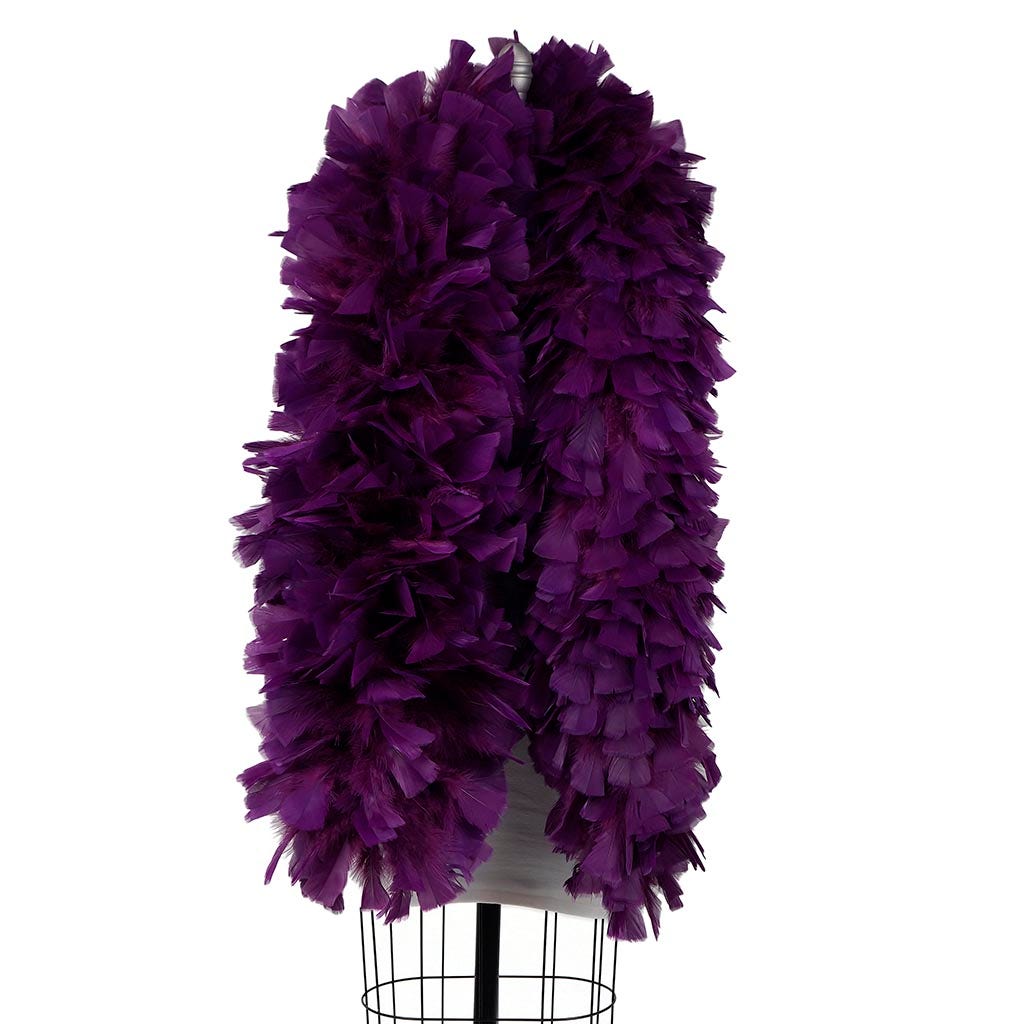 Turkey Feather Boa 10-14’’ - Purple - Turkey Boa