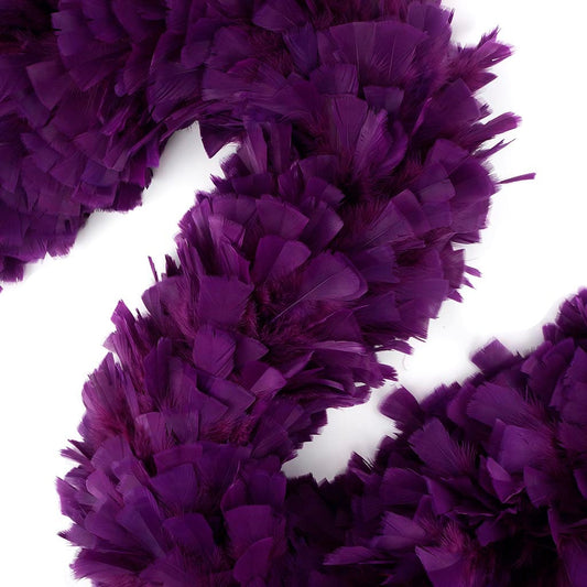 Turkey Feather Boa 10-14’’ - Purple - Turkey Boa