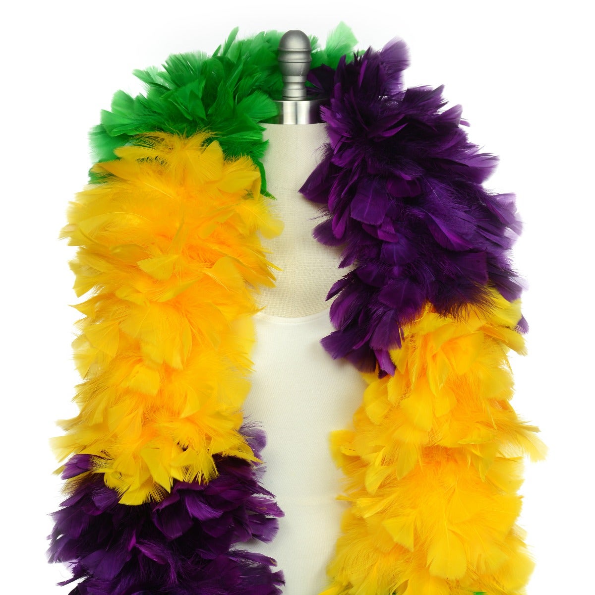 Turkey Feather Boa 10-14’’ - Sectional Mardi Gras - Turkey Boa