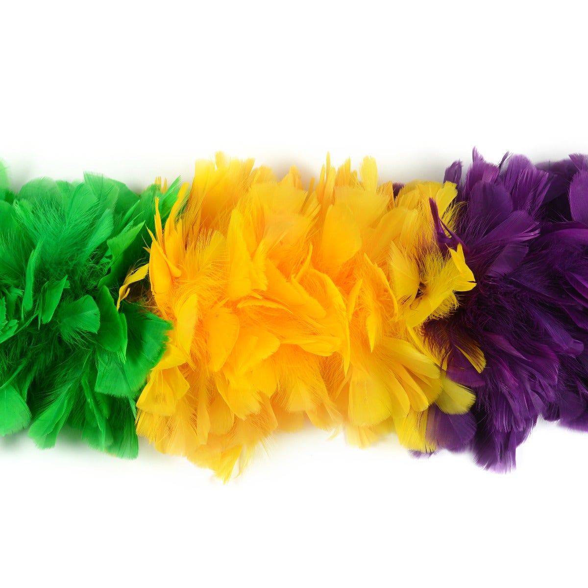 Turkey Feather Boa 10-14’’ - Sectional Mardi Gras - Turkey Boa