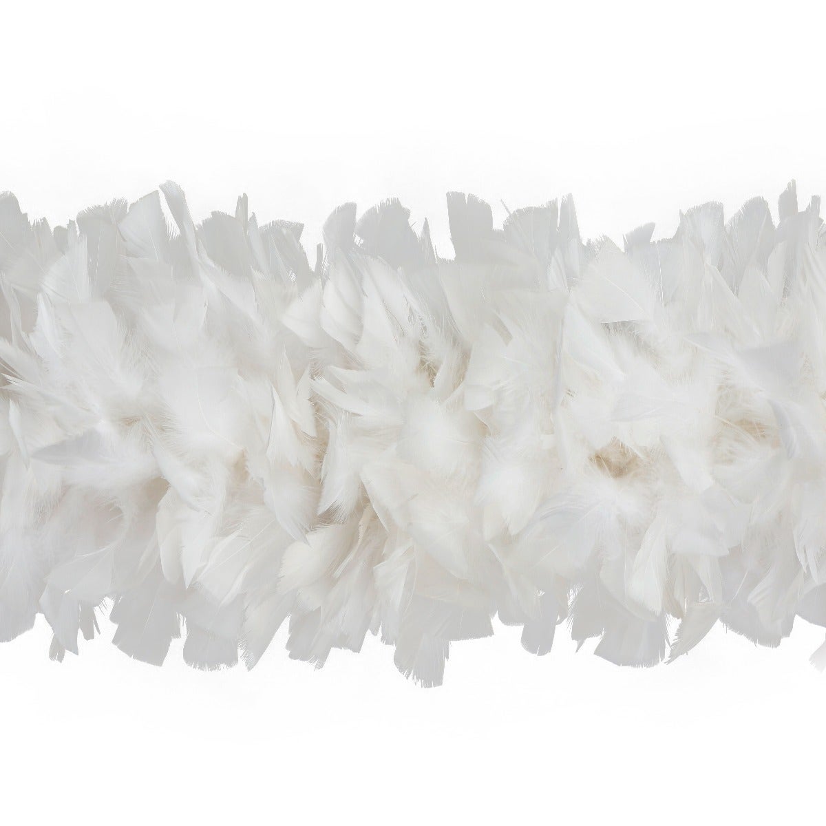 Turkey Feather Boa 10-14’’ - White - Turkey Boa