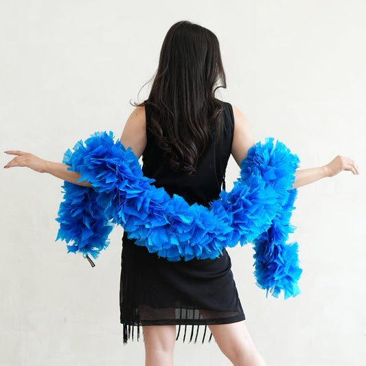 Turkey Feather Boa 6-8’’ - Dark Turquoise - Turkey Boa