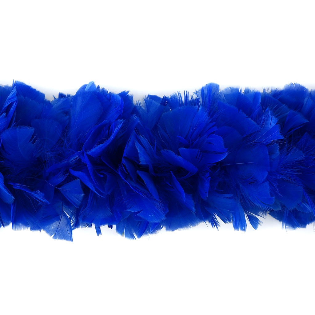 Turkey Feather Boa 6-8’’ - Royal - Turkey Boa