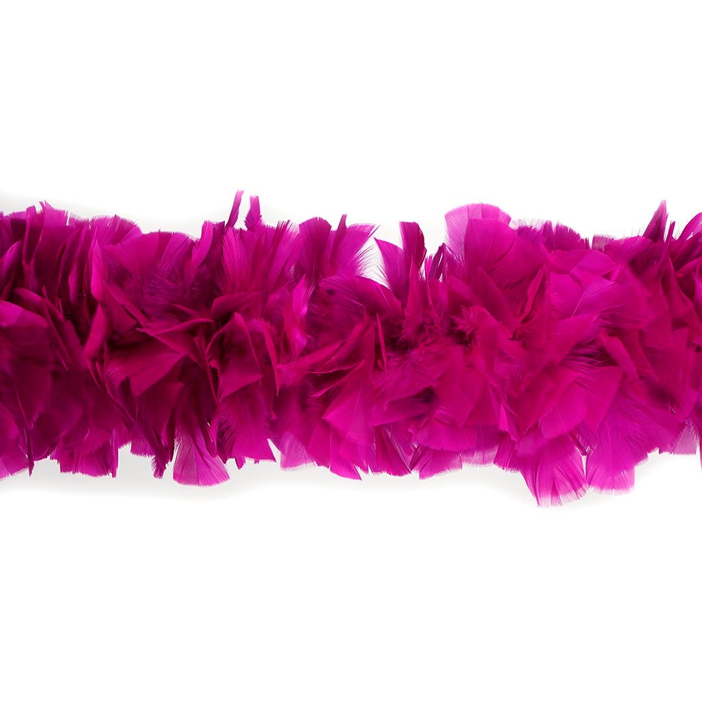 Turkey Feather Boa 6-8’’ - Very Berry - 6-8’’ - Turkey Boa