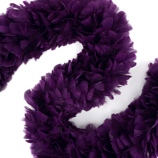 Turkey Feather Boa 8-10’’- Purple - Turkey Boa