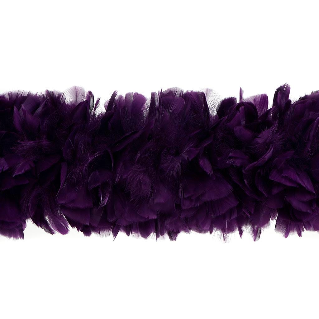 Turkey Feather Boa 8-10’’- Purple - Turkey Boa