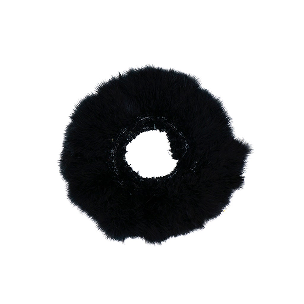 Turkey Good Quill Marabou Feathers - Black - Feathers