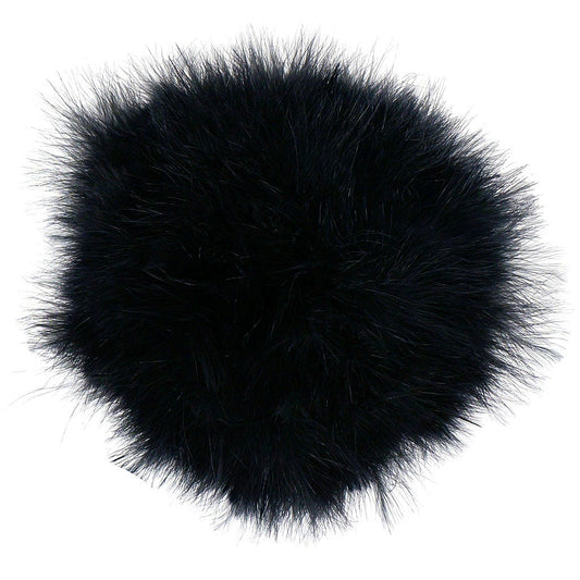 Turkey Marabou 1YD - Black - Feathers