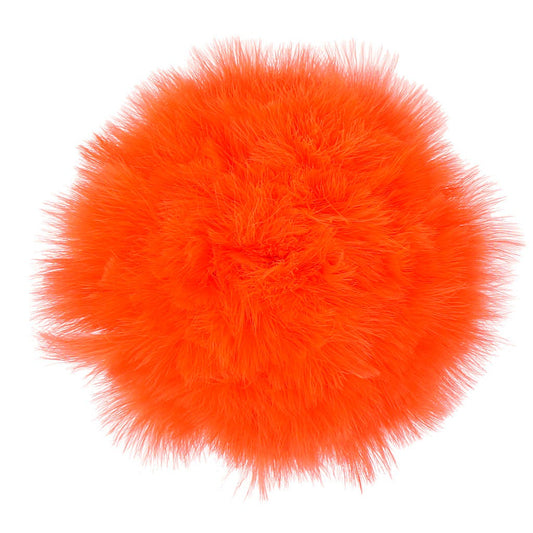 Turkey Marabou 1YD - Hot Orange - Feathers