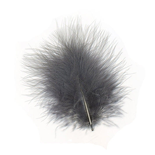 Turkey Marabou Dyed - Blue Dunn - Feathers