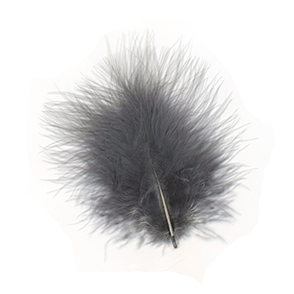 TURKEY MARABOU FEATHERS 1-4’’ - BLUE DUNN - Feathers