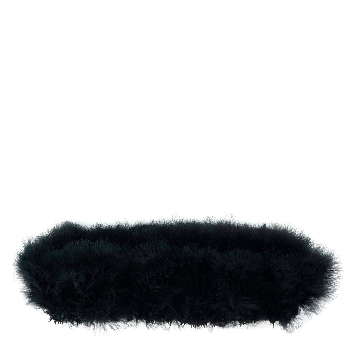 TURKEY MARABOU GOOD QUILL FEATHERS 3-4’’ - BLACK - Feathers