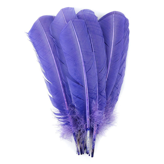 Turkey Quills by Pound - Left Wing - Lavender - Feathers