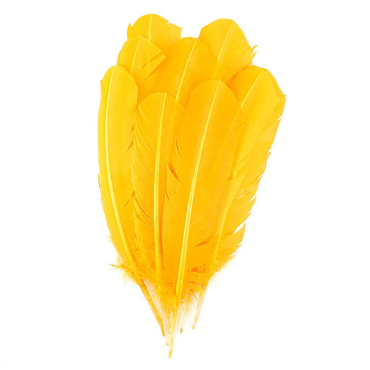 Turkey Quills Selected - Gold - Feathers