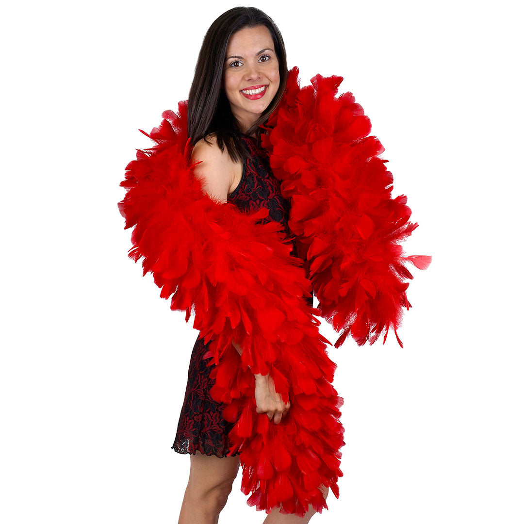 Turkey Ruff Feather Boa - Solid Colors - 14 -16’’ - Feather Boas