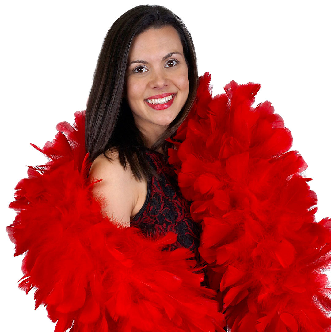 Turkey Ruff Feather Boa - Solid Colors - 14 -16’’ - Feather Boas