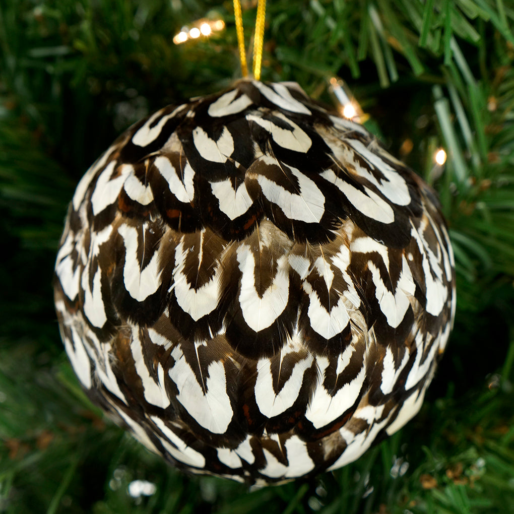 Venery Feather Ornament - Natural - Feathers