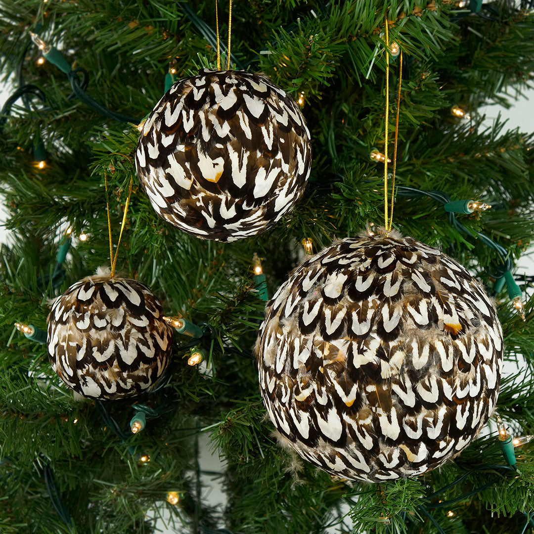 Venery Feather Ornament - Natural - Feathers