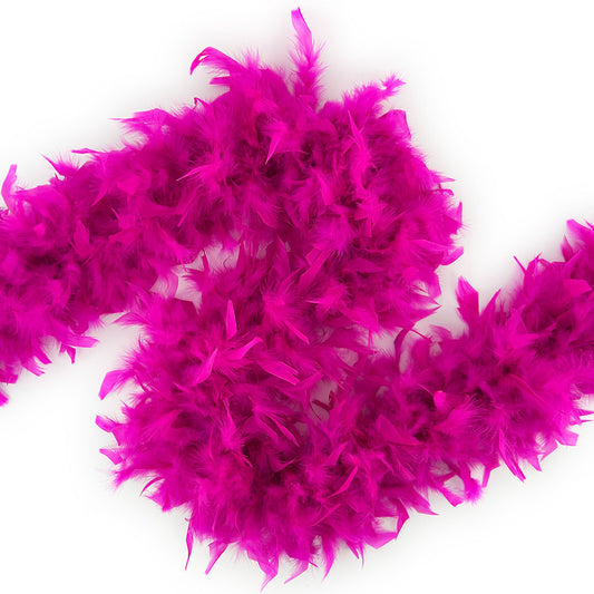 Chandelle Feather Boa - Medium Weight - Very Berry