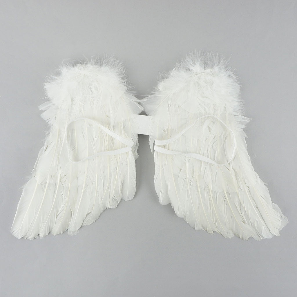 Feather Angel Wings, White Feather Wing for Kids/Adult, Feather