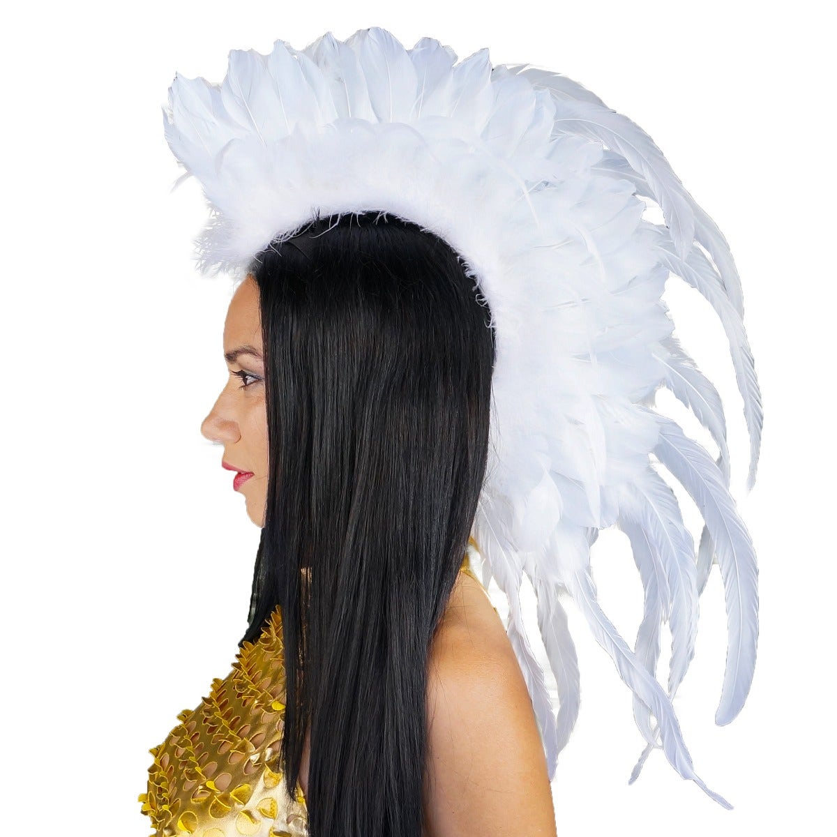 White Feather Mohawk - Feathers