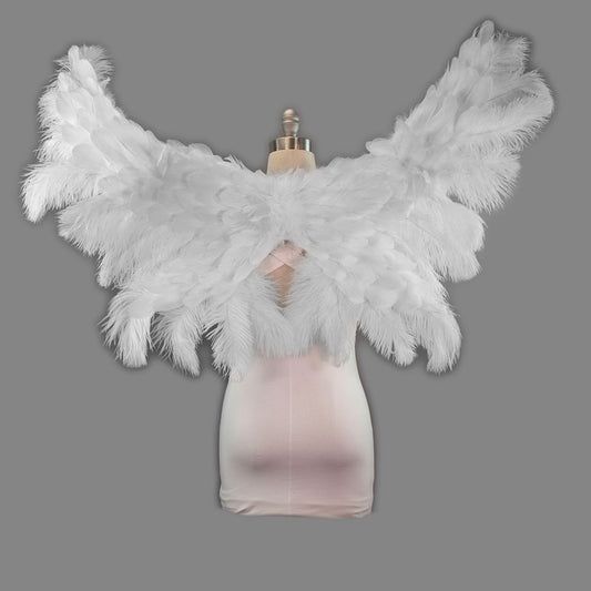 Large Angel Wings 64"X 25" - White