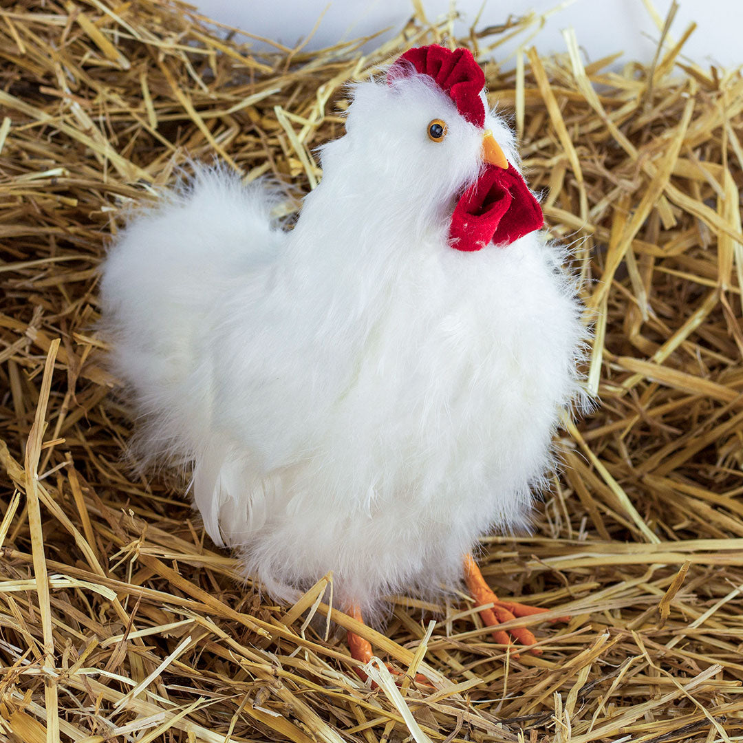 White Hen Farmhouse Decor