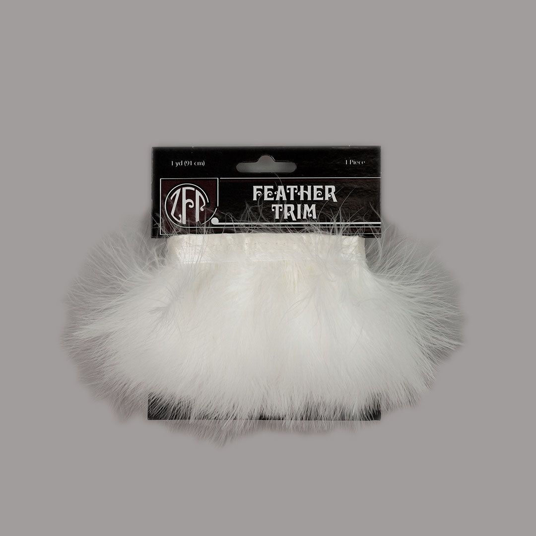 Regal Marabou Feather Fringe 2-3" - 1 yard Bias Craft Tape