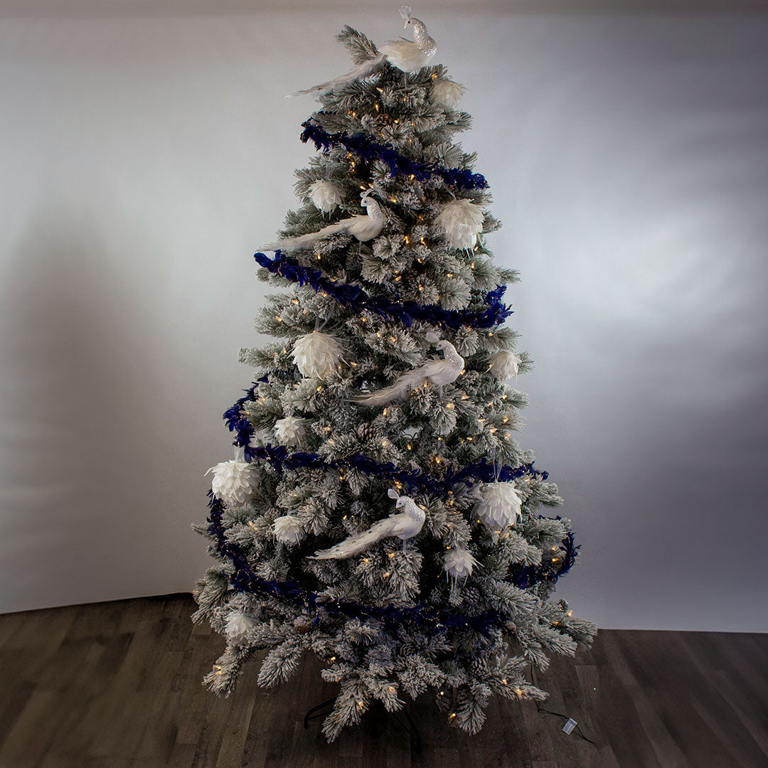 White Peacock Ornament