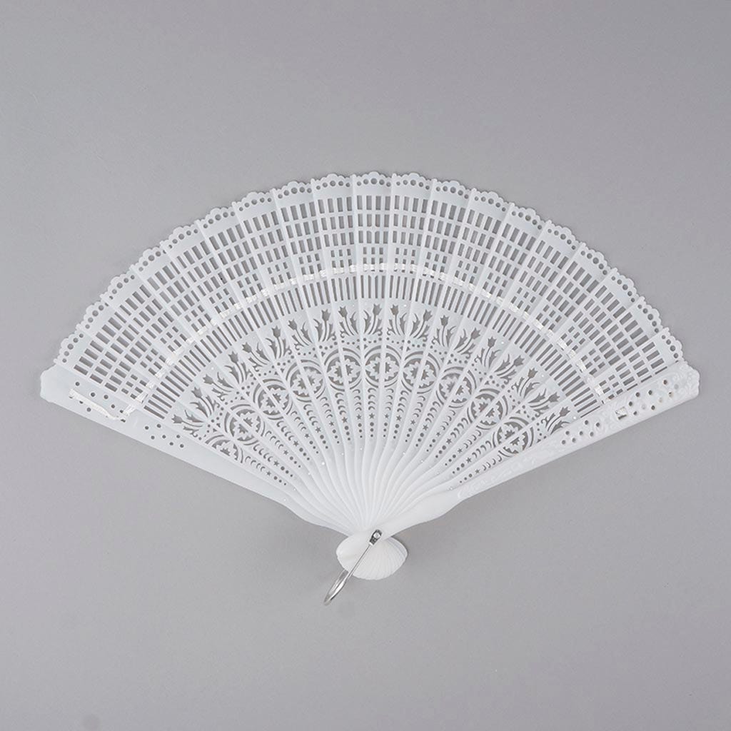 Plastic Fan Stave - White