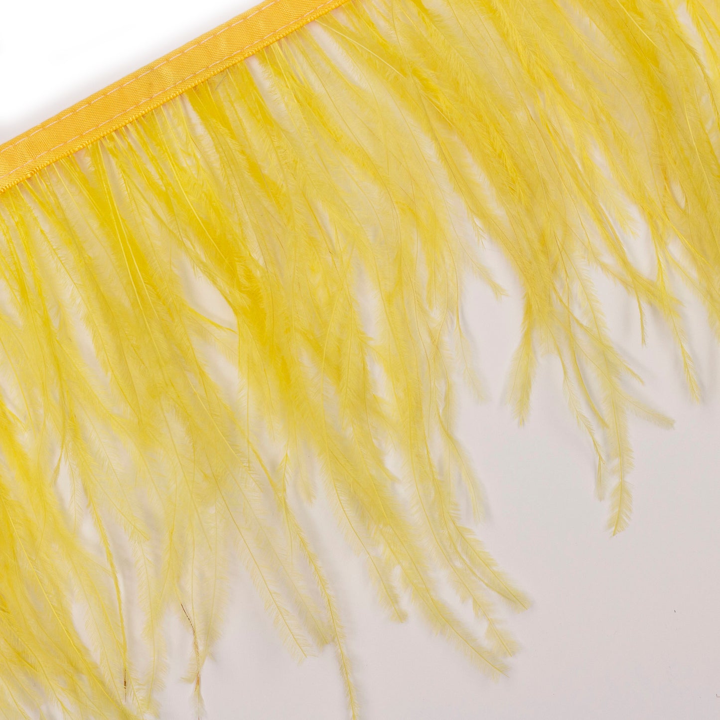 One-Ply Ostrich Feather Fringe - 1 Yard - Pineapple