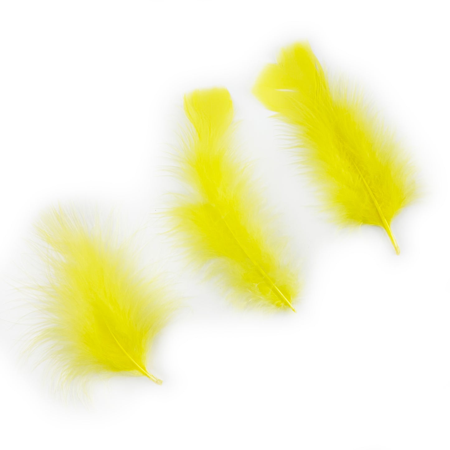 Turkey Marabou Dyed - 3-8" - 1 lb - Pale Yellow