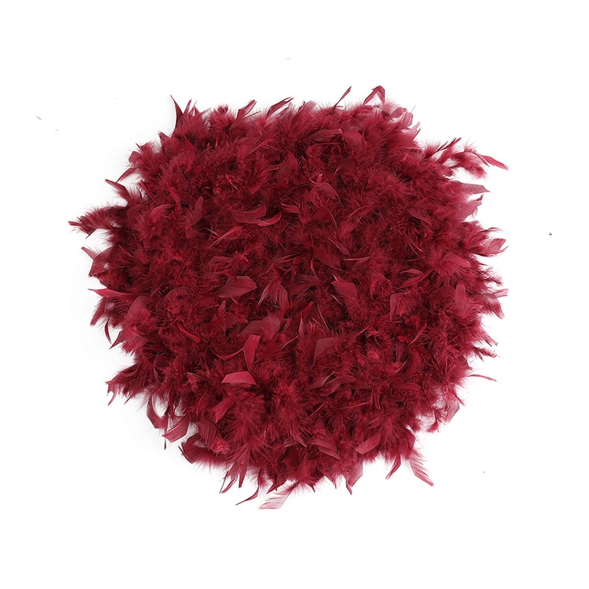 ZUCKER™ Chandelle Boas Heavy Weight Solid Colors - Burgundy - Feathers