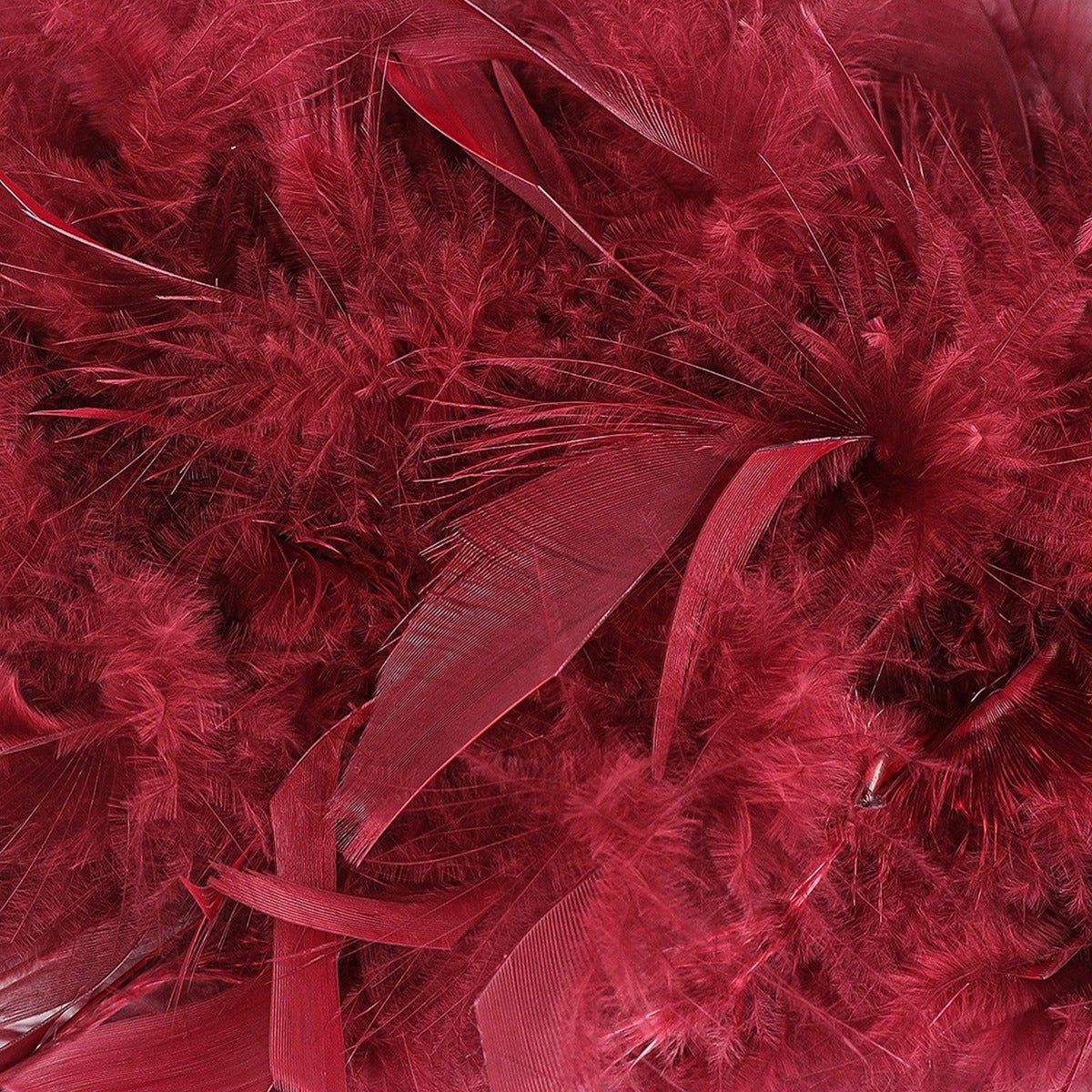 ZUCKER™ Chandelle Boas Heavy Weight Solid Colors - Burgundy - Feathers