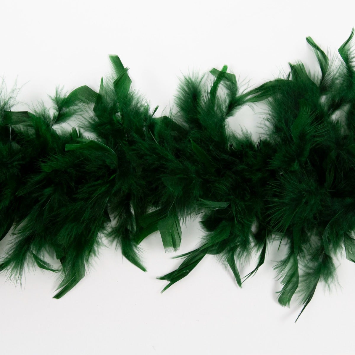 Chandelle Feather Boa - Lightweight - Forest Green