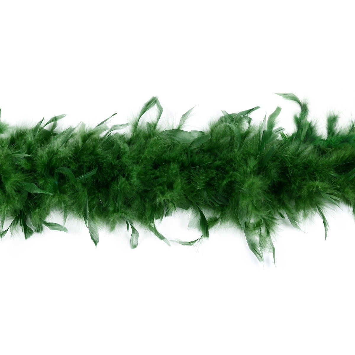 Zucker Chandelle Feather Boa - Lightweight - Forest Green