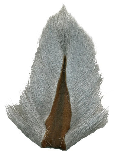 Deer Tails; Medium - Fluorescent Silver Dun